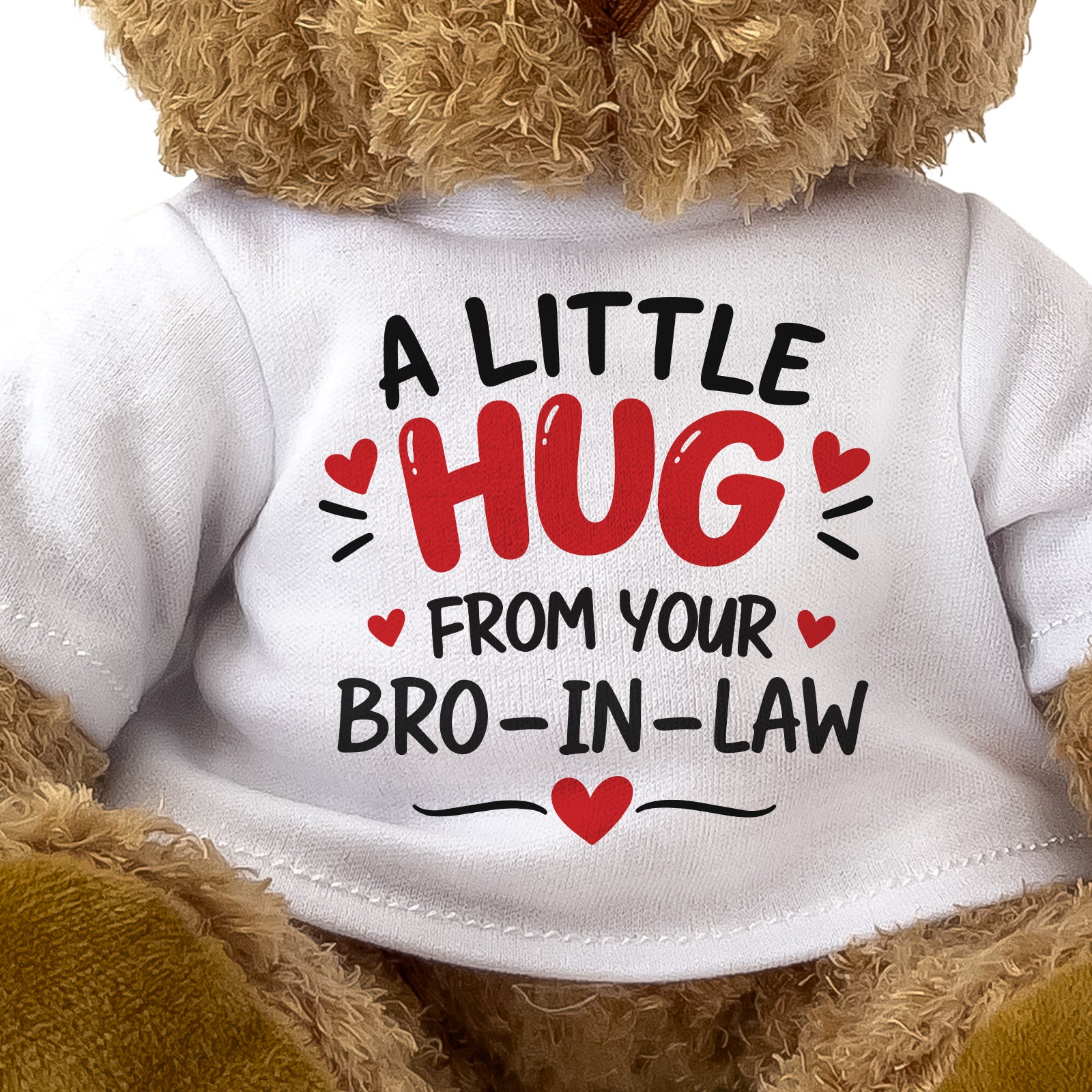 Close-up of the A Little Hug From Your Bro-in-Law T-shirt design