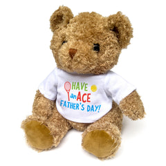 Have An Ace Father's Day - Teddy Bear - Tennis Fan Gift Present