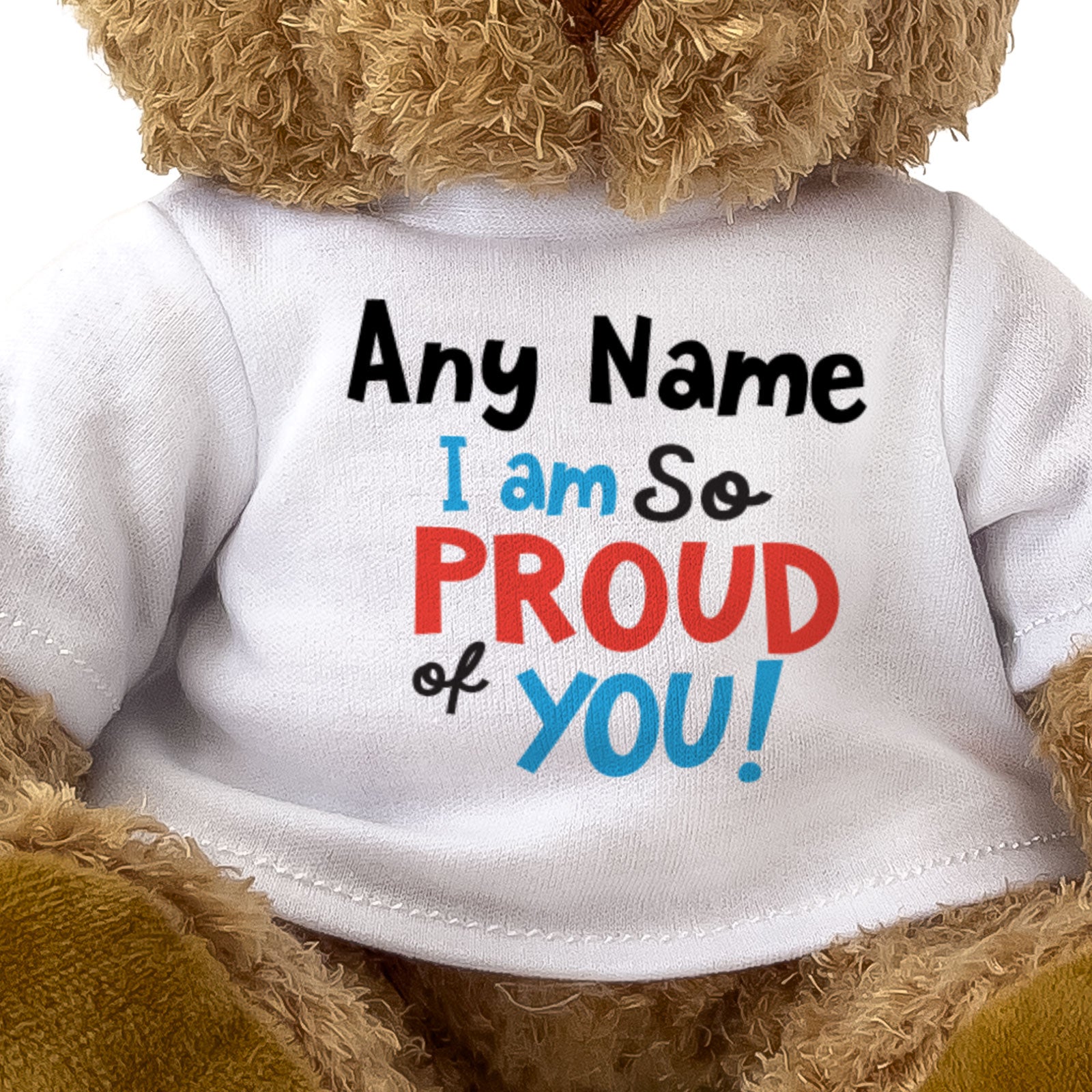 Personalised So Proud Of You - Teddy Bear