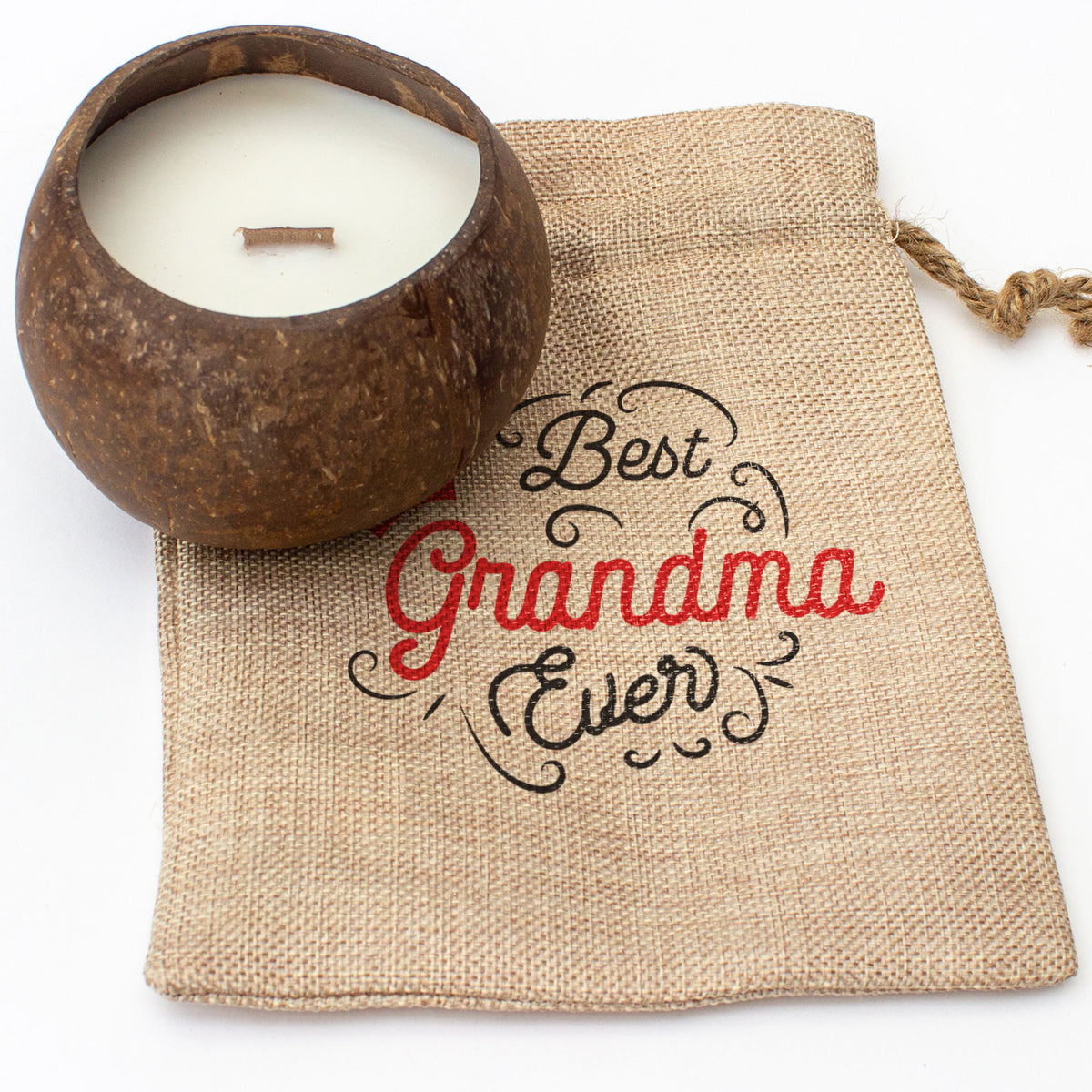 Best Grandma Ever - Toasted Coconut Bowl Candle – Soy Wax - Gift Present