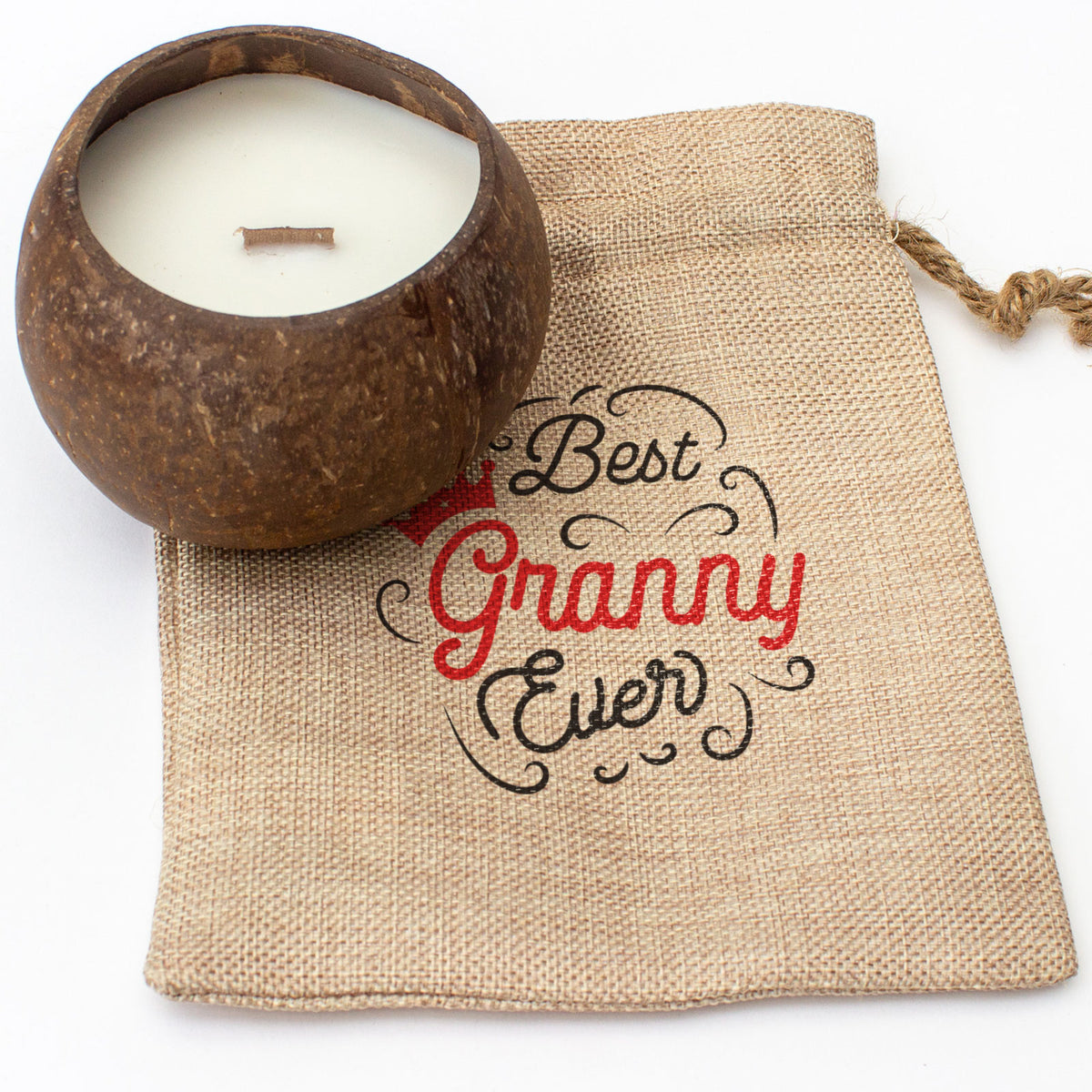 Best Granny Ever - Toasted Coconut Bowl Candle – Soy Wax - Gift Present