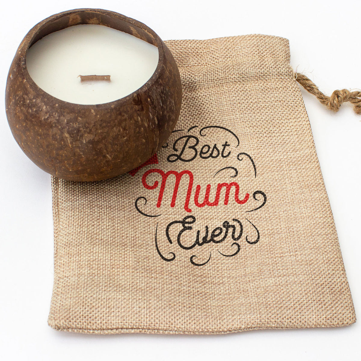 Best Mum Ever - Toasted Coconut Bowl Candle – Soy Wax - Gift Present