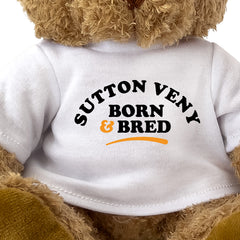 Close-up of the Sutton Veny Born and Bred T-shirt design