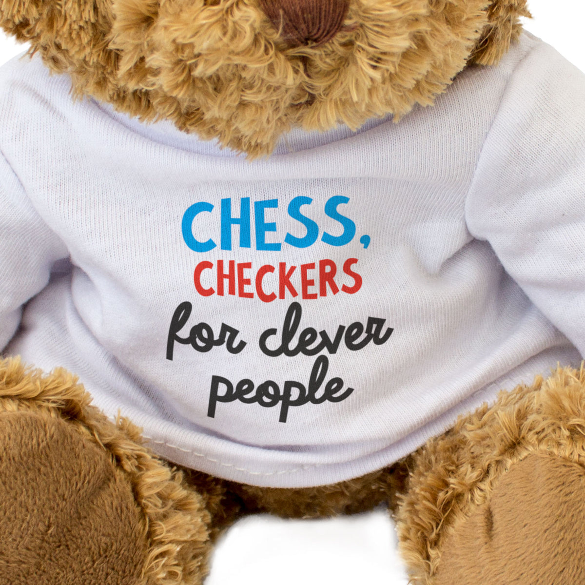 Chess, Checkers For Clever People - Teddy Bear