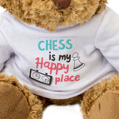 Chess Is My Happy Place - Teddy Bear