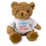 CONGRATS TO THE HAPPY COUPLE - Teddy Bear - Gift Present