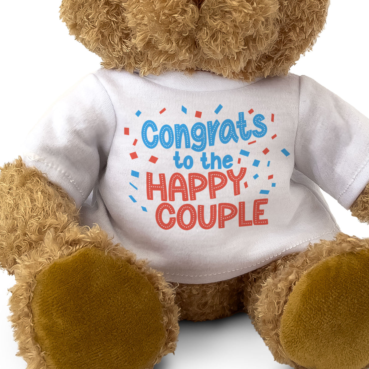 CONGRATS TO THE HAPPY COUPLE - Teddy Bear - Gift Present