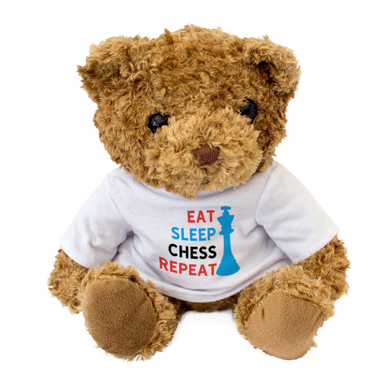 Eat Sleep Chess Repeat - Teddy Bear