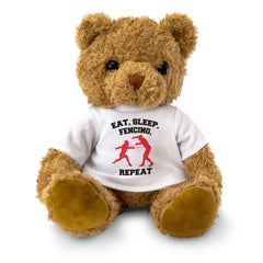 Eat Sleep Fencing Repeat - Teddy Bear