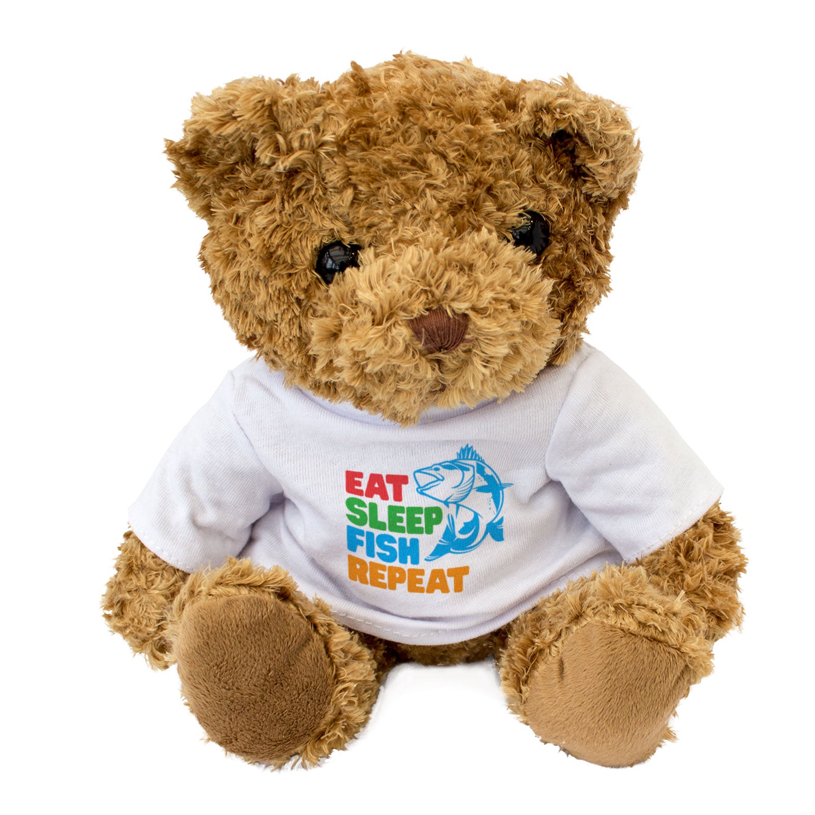 Eat Sleep Fish Repeat - Teddy Bear