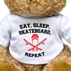 Eat Sleep Skateboard Repeat - Teddy Bear