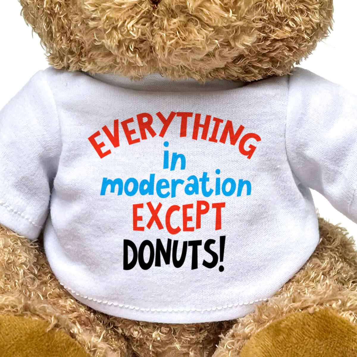 Everything In Moderation Except Donuts! - Teddy Bear