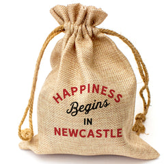 Happiness Begins In Newcastle - Toasted Coconut Bowl Candle – Soy Wax - Gift Present