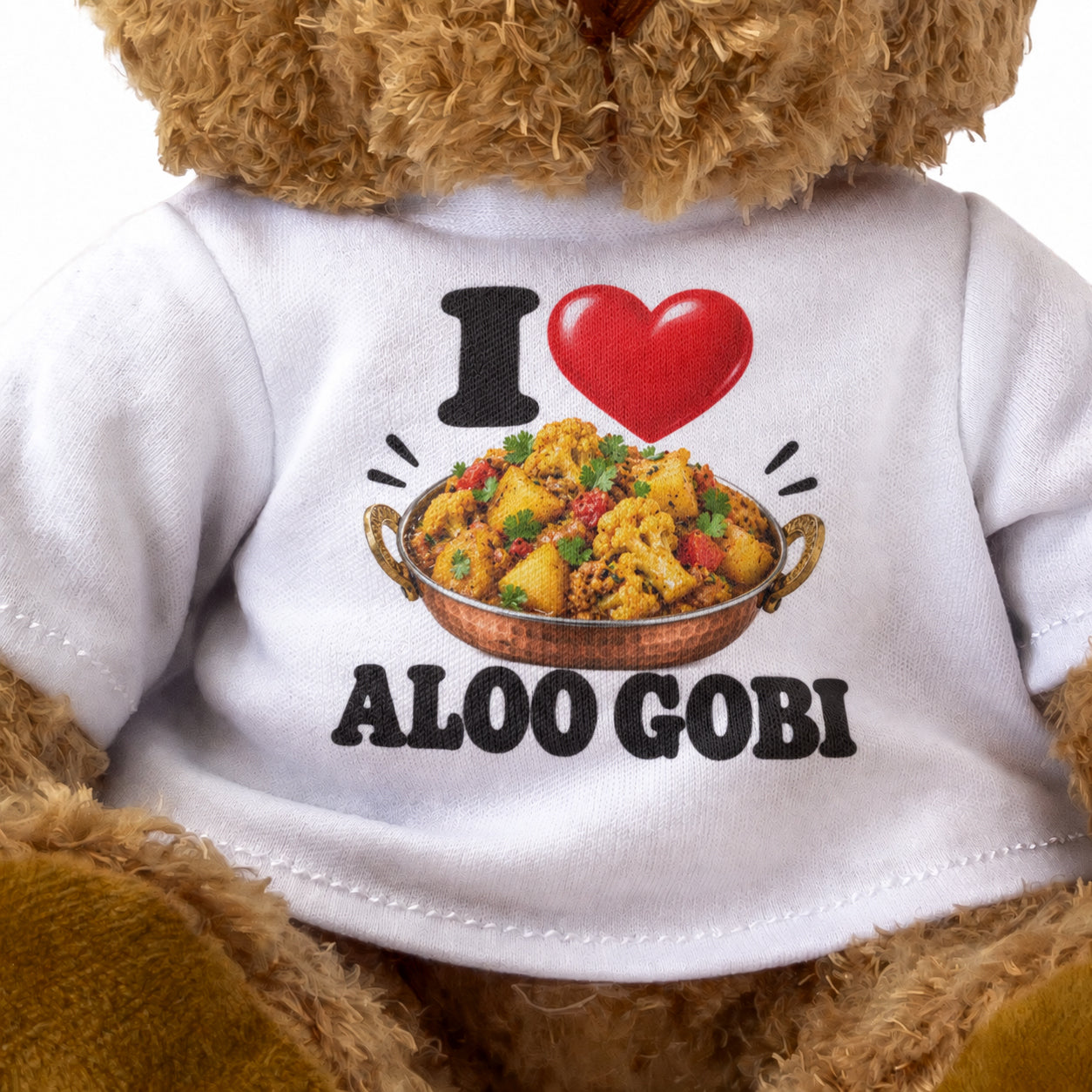 I Love Aloo Gobi teddy bear - image 3