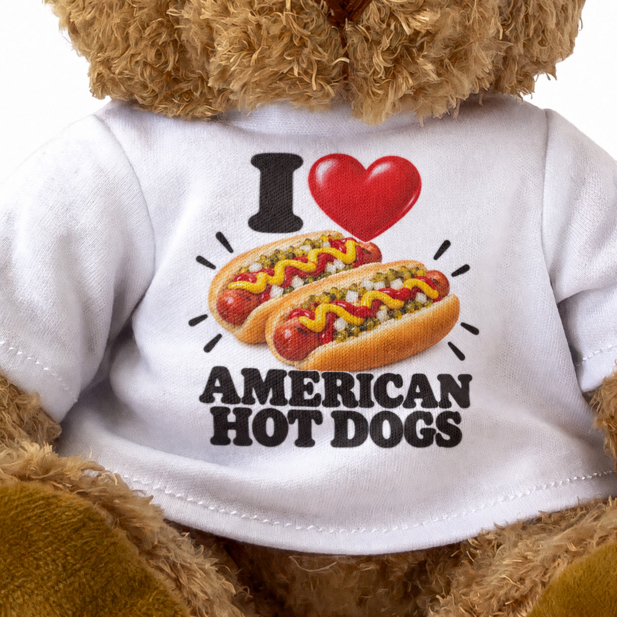 I Love American Hot Dogs teddy bear - image 3