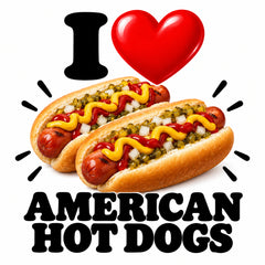 I Love American Hot Dogs teddy bear - image 4