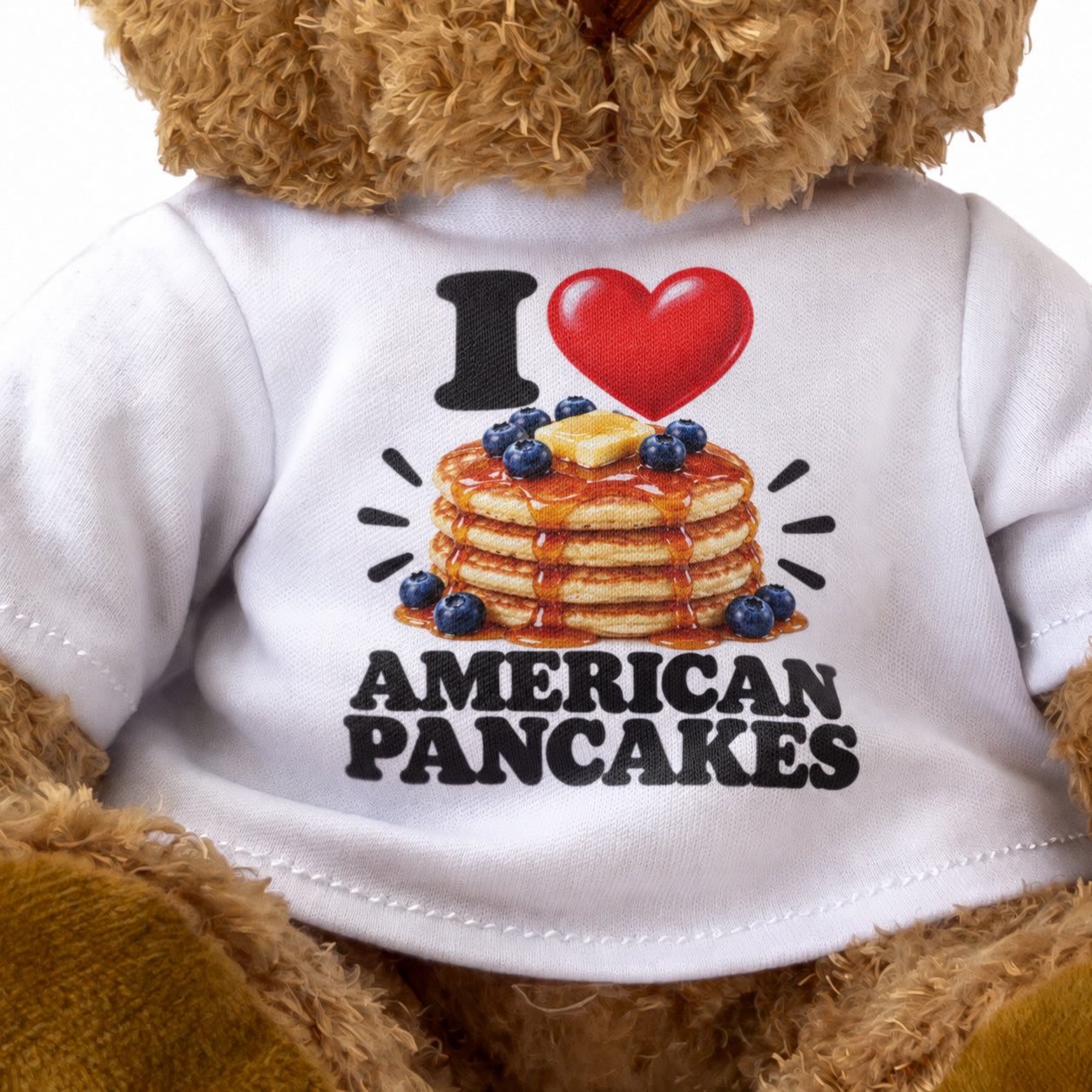 I Love American Pancakes teddy bear - image 3