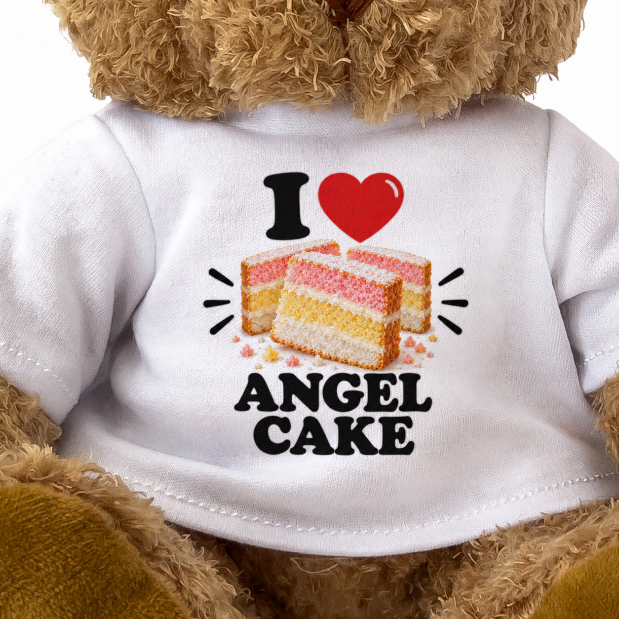 I Love Angel Cake teddy bear - image 3