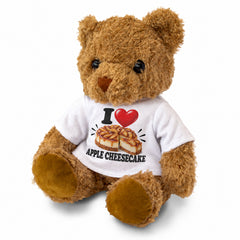 I Love Apple Cheesecake teddy bear
