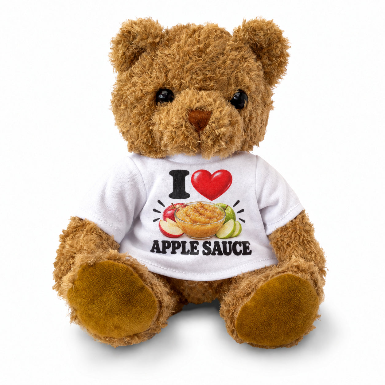 I Love Apple Sauce teddy bear - image 2