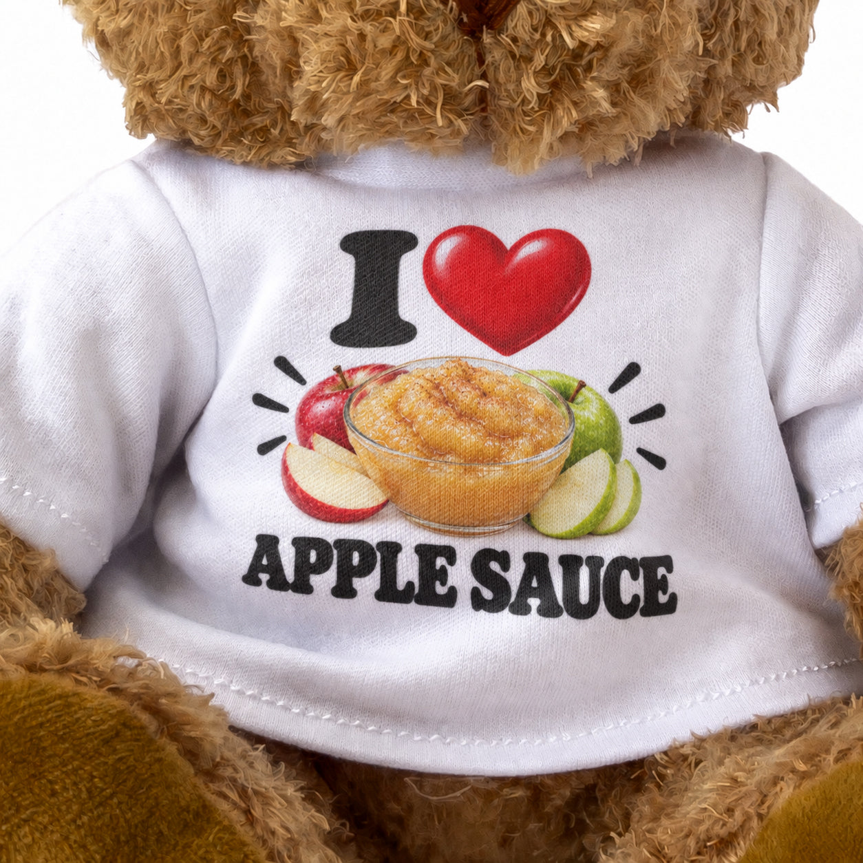 I Love Apple Sauce teddy bear - image 3