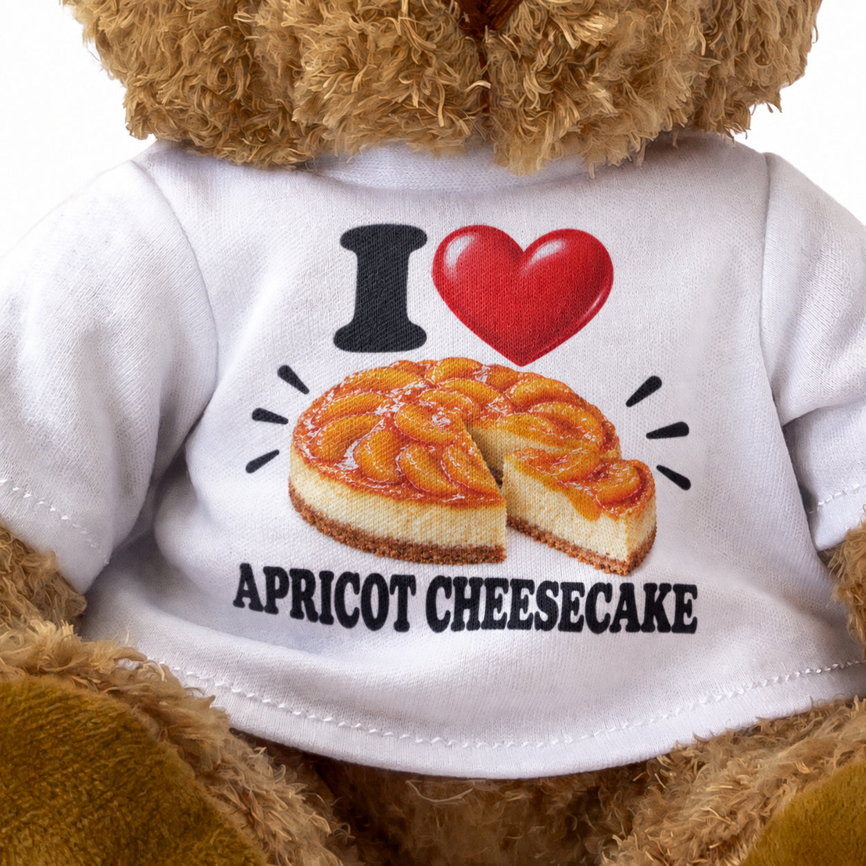 I Love Apricot Cheesecake teddy bear - image 3