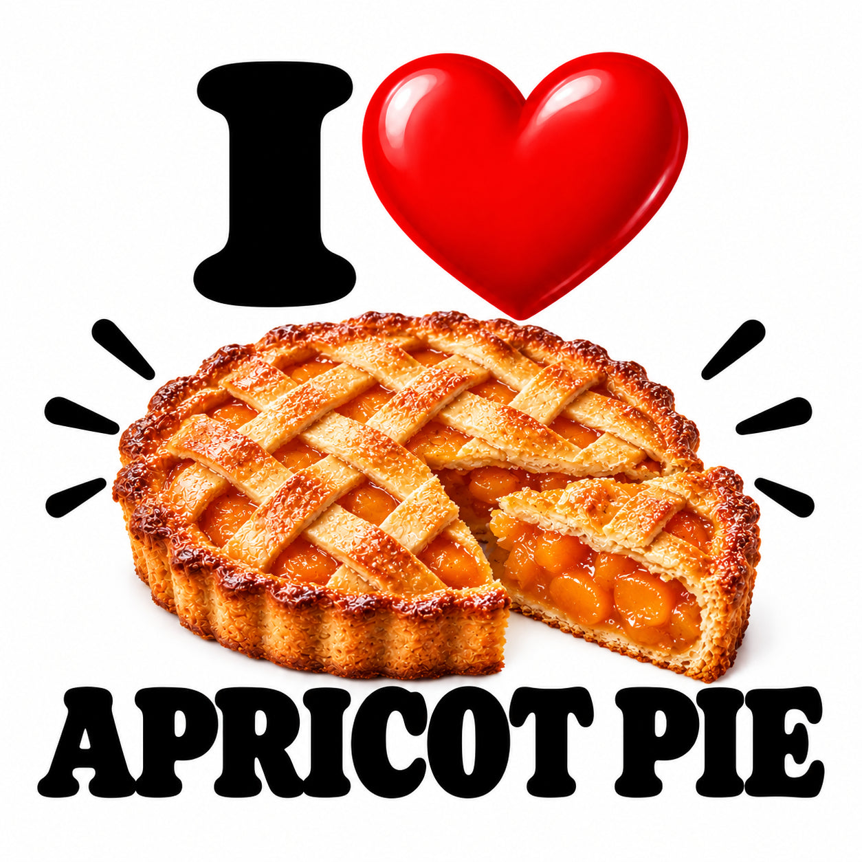 I Love Apricot Pie teddy bear - image 4