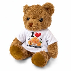 I Love Apricot Sorbet teddy bear