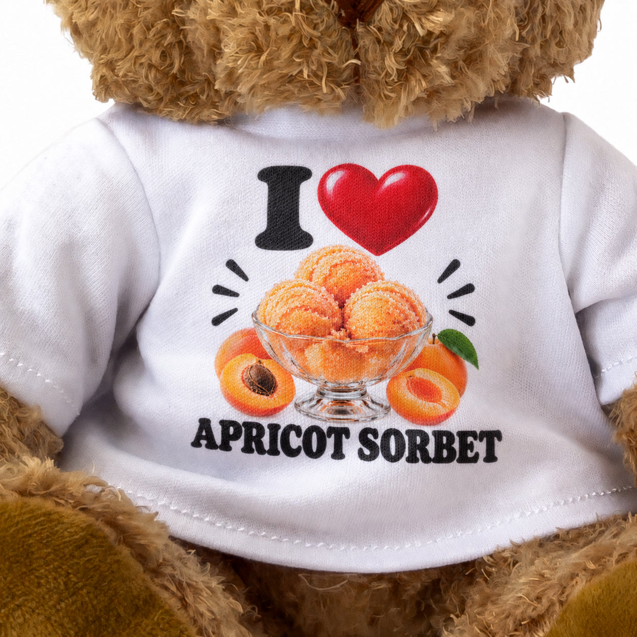 I Love Apricot Sorbet teddy bear - image 3