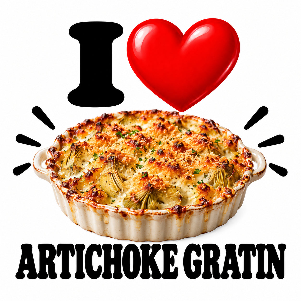 I Love Artichoke Gratin teddy bear - image 4