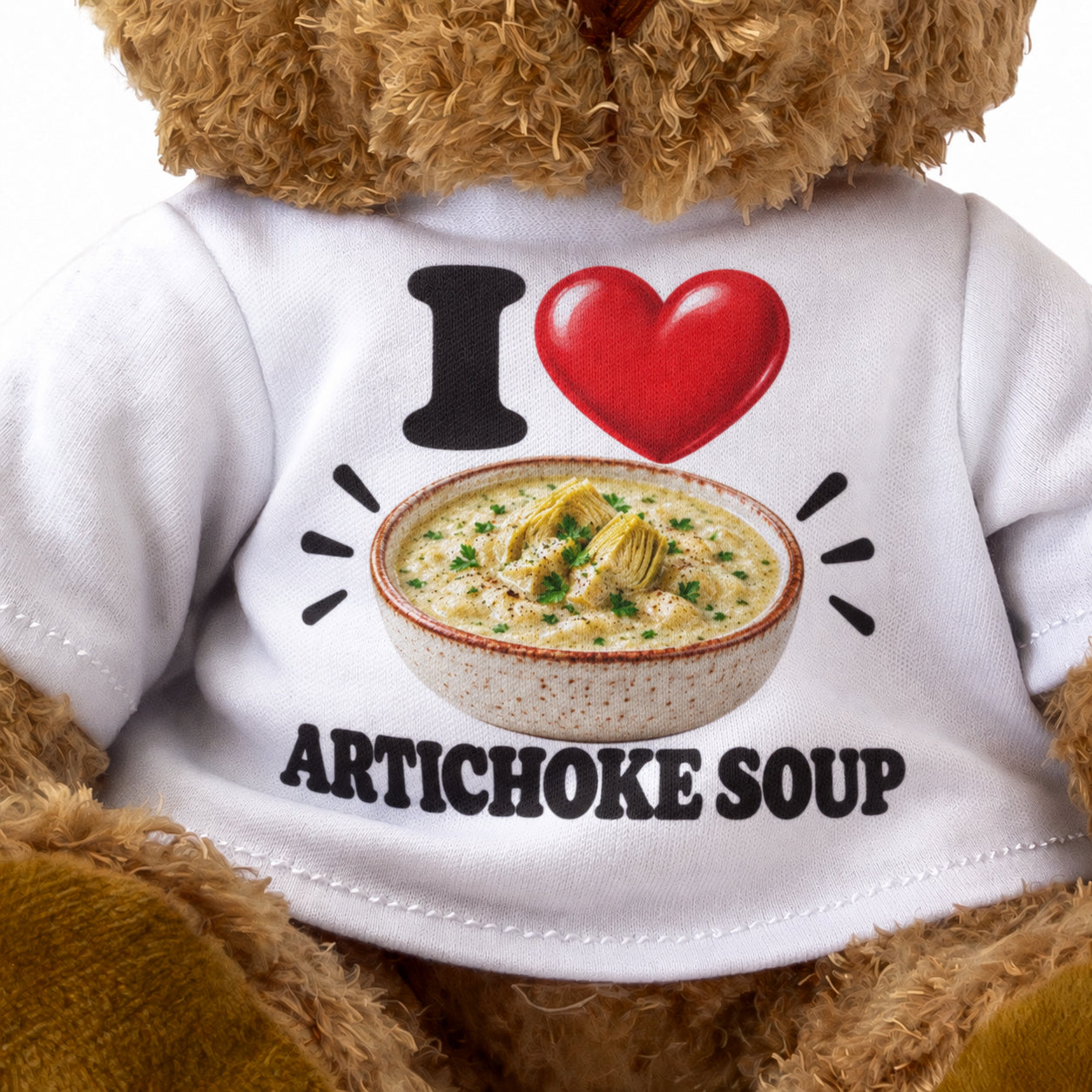 I Love Artichoke Soup teddy bear - image 3
