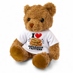 I Love Asparagus Fritters teddy bear
