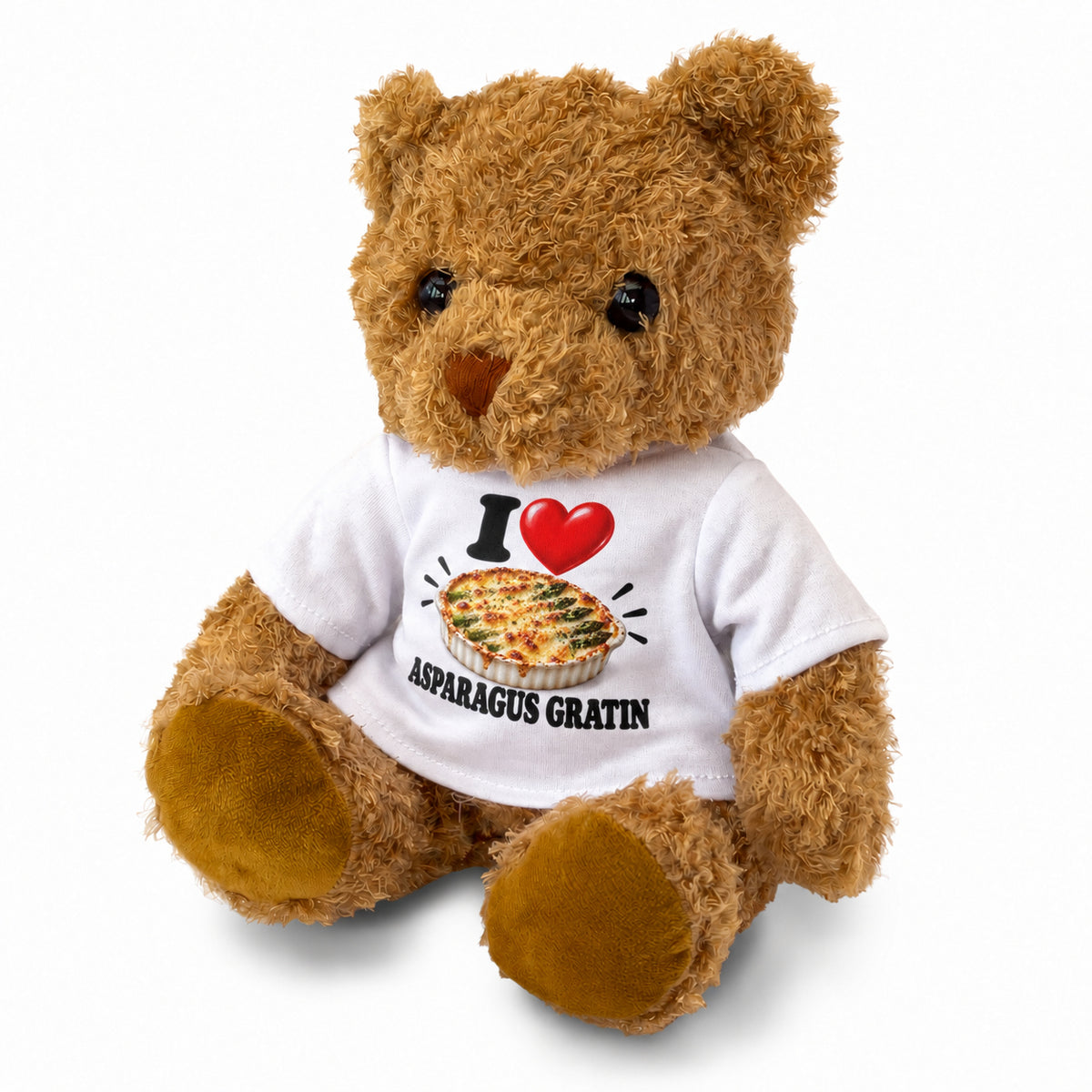 I Love Asparagus Gratin teddy bear