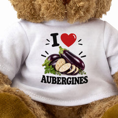 I Love Aubergines teddy bear - image 3