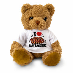 I Love Baby Back Ribs teddy bear - image 2