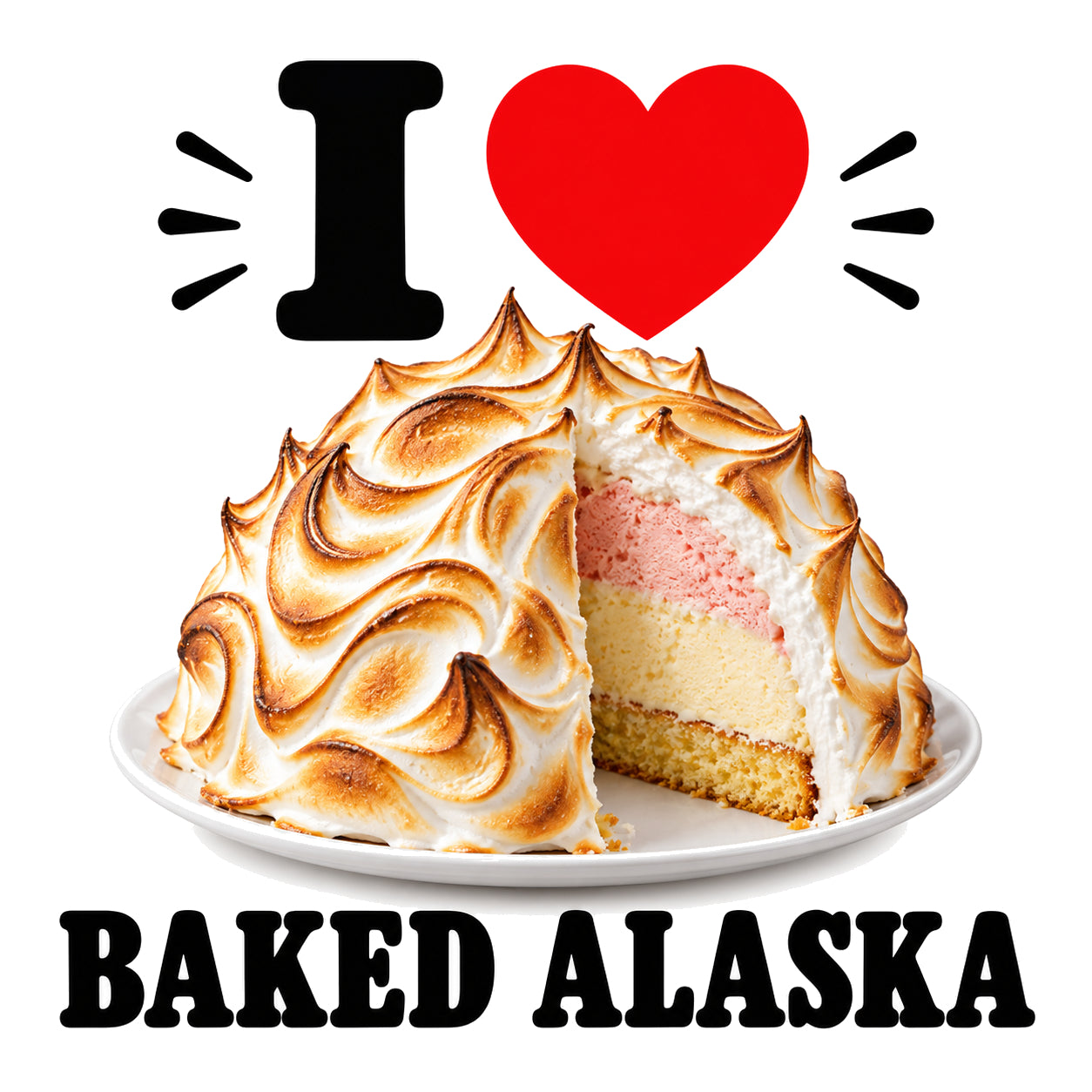 I Love Baked Alaska teddy bear - image 4