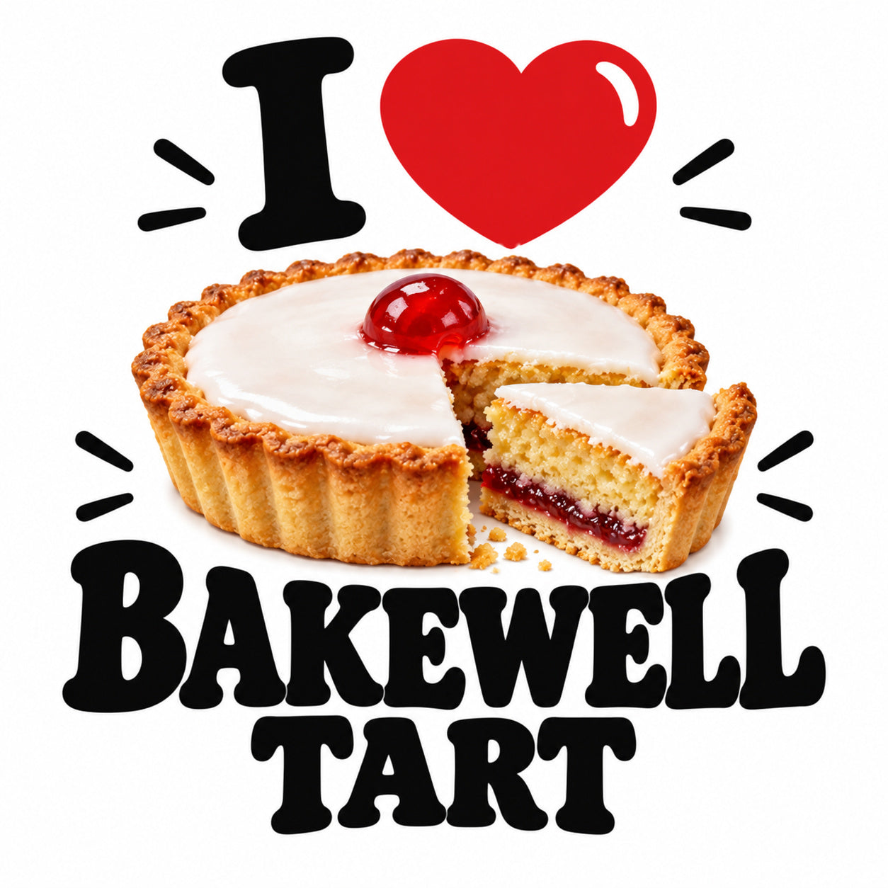 I Love Bakewell Tart teddy bear - image 4