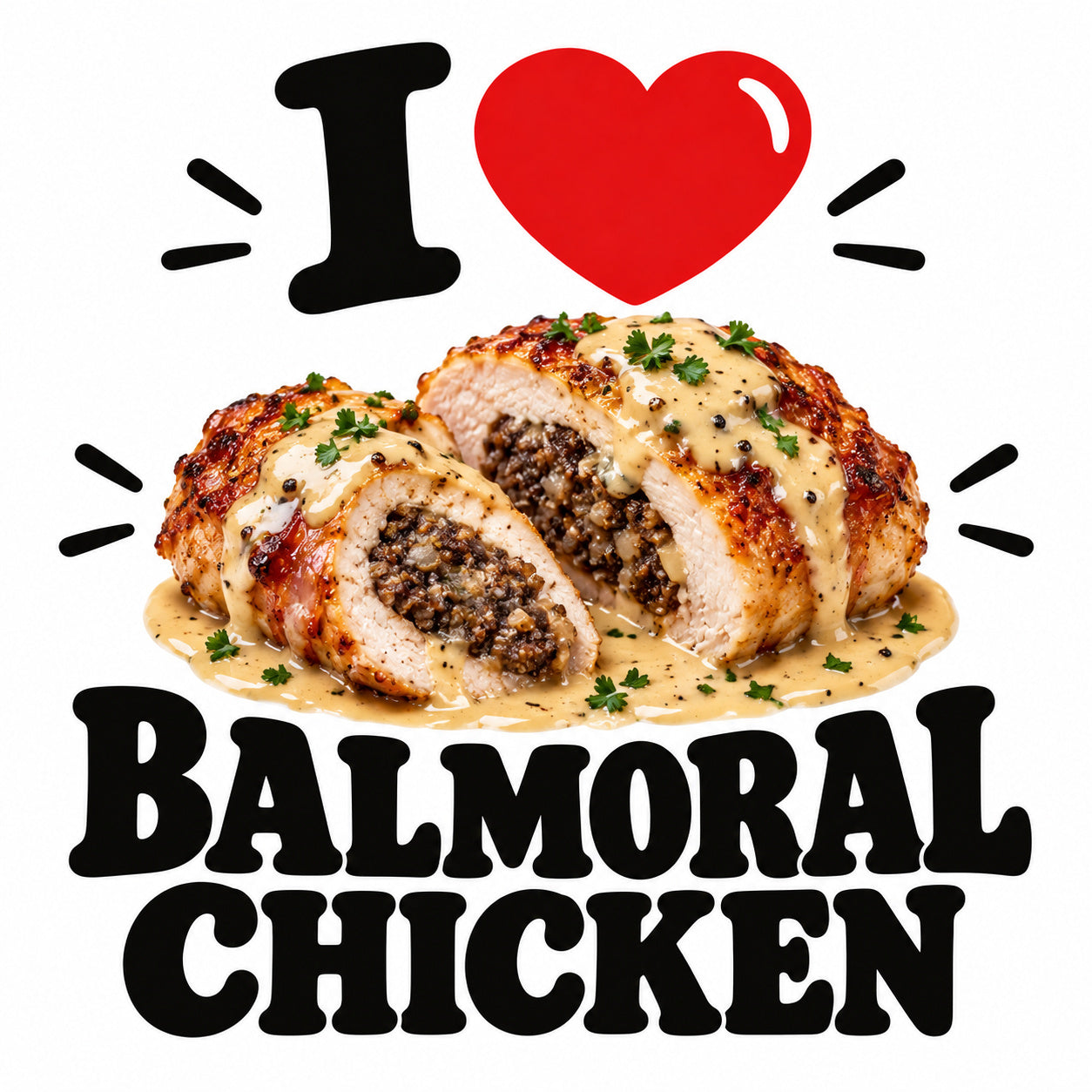 I Love Balmoral Chicken teddy bear - image 4