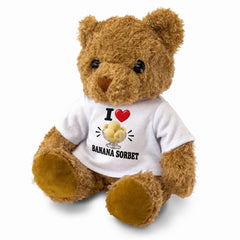 I Love Banana Sorbet teddy bear