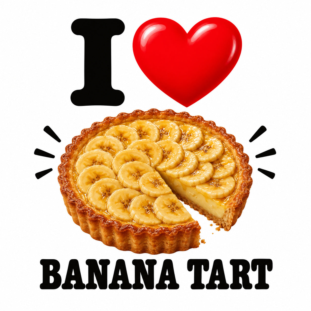 I Love Banana Tart teddy bear - image 4