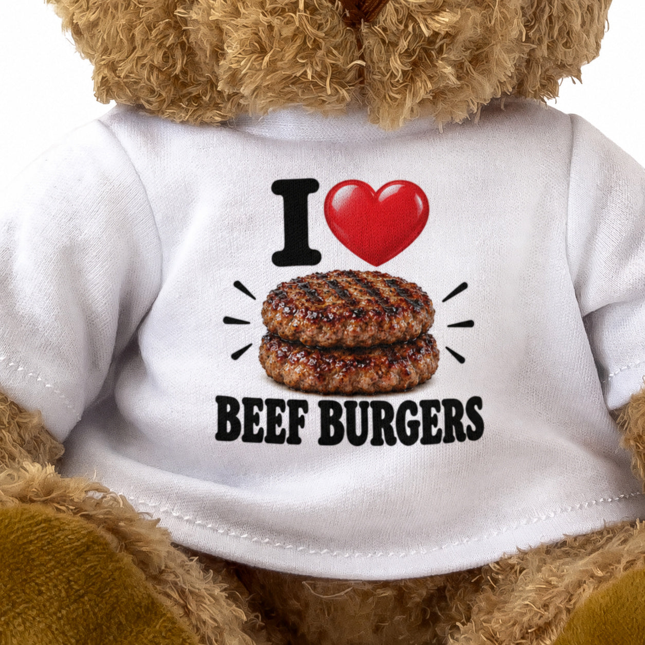 I Love Beef Burgers teddy bear - image 3