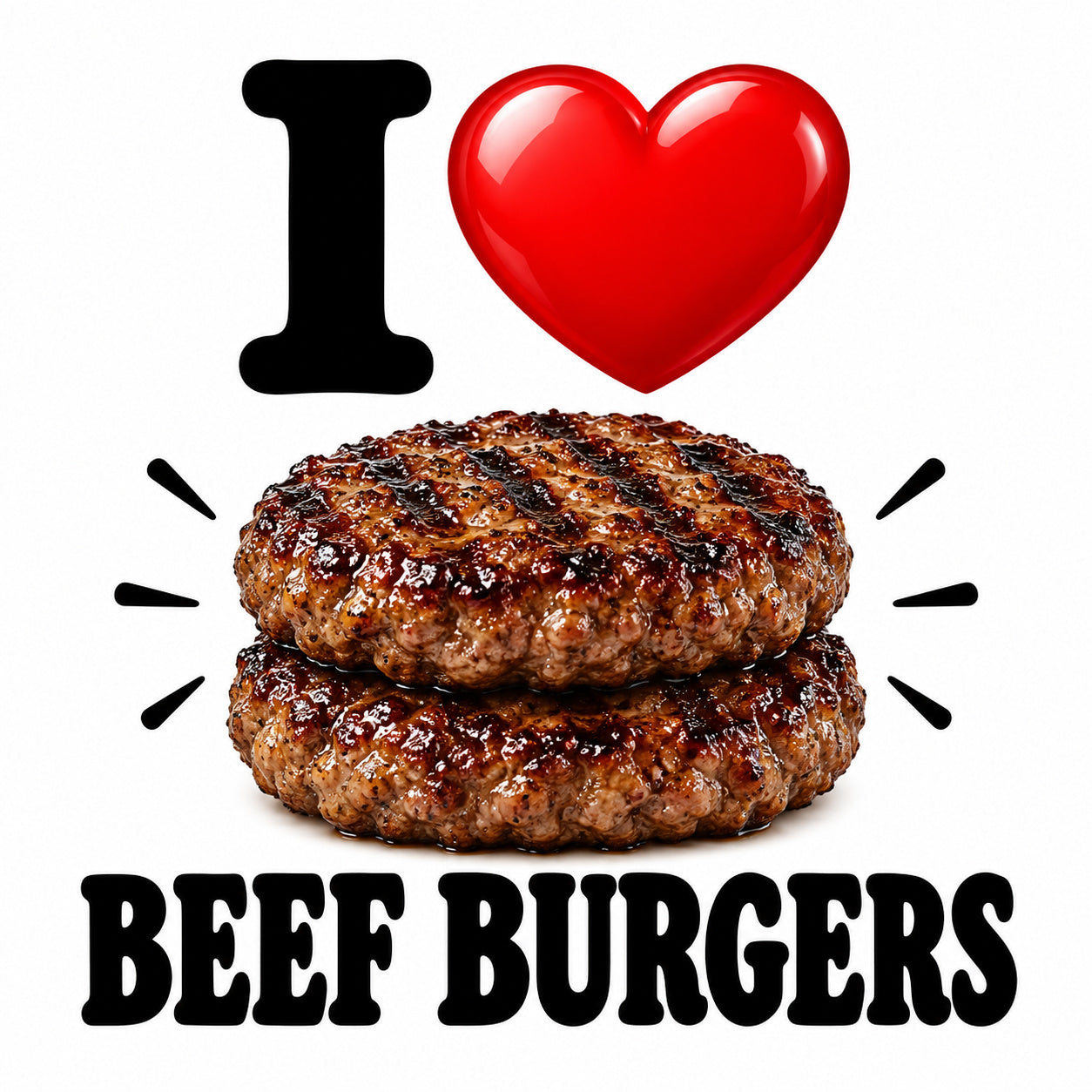 I Love Beef Burgers teddy bear - image 4
