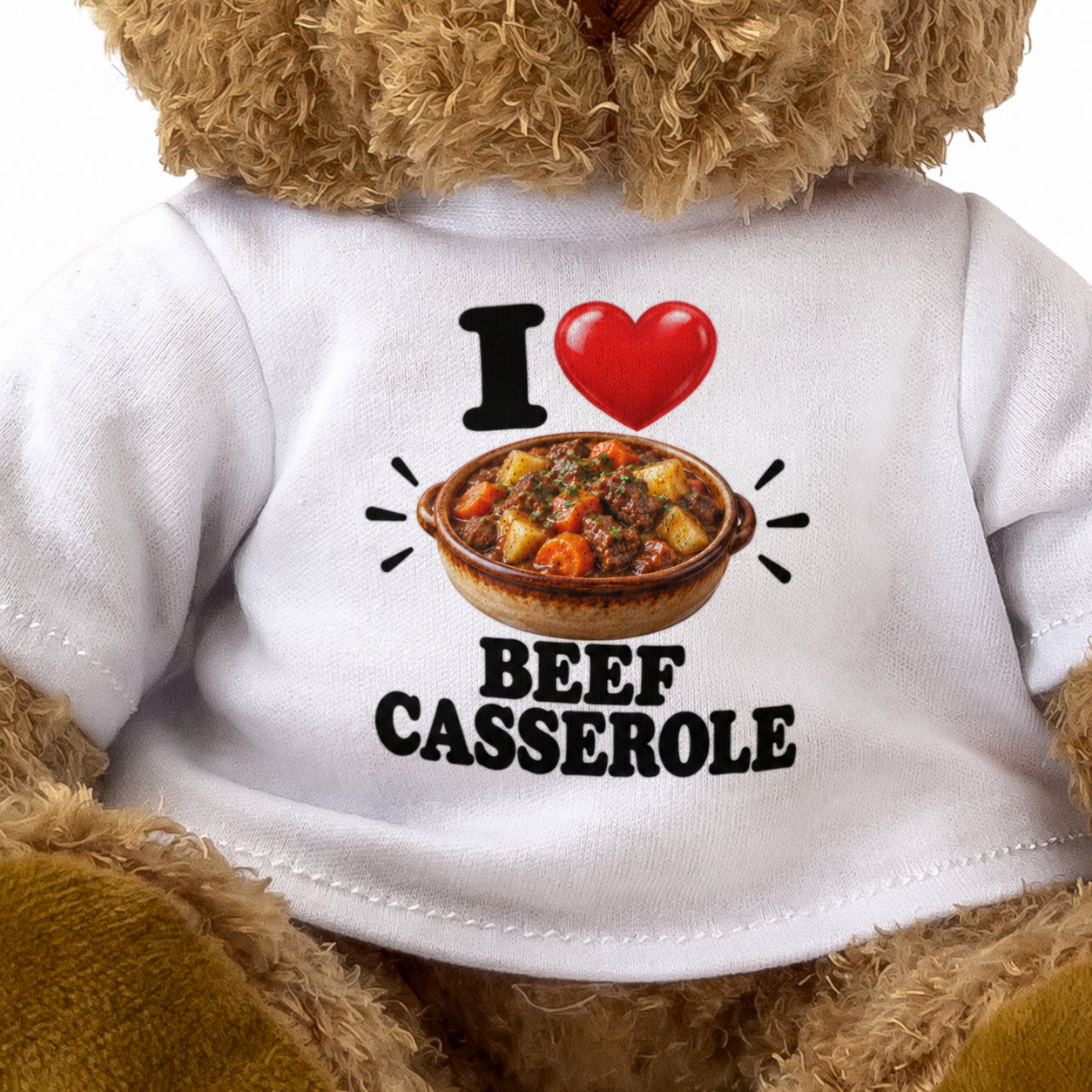 I Love Beef Casserole teddy bear - image 3