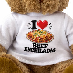 I Love Beef Enchiladas teddy bear - image 3