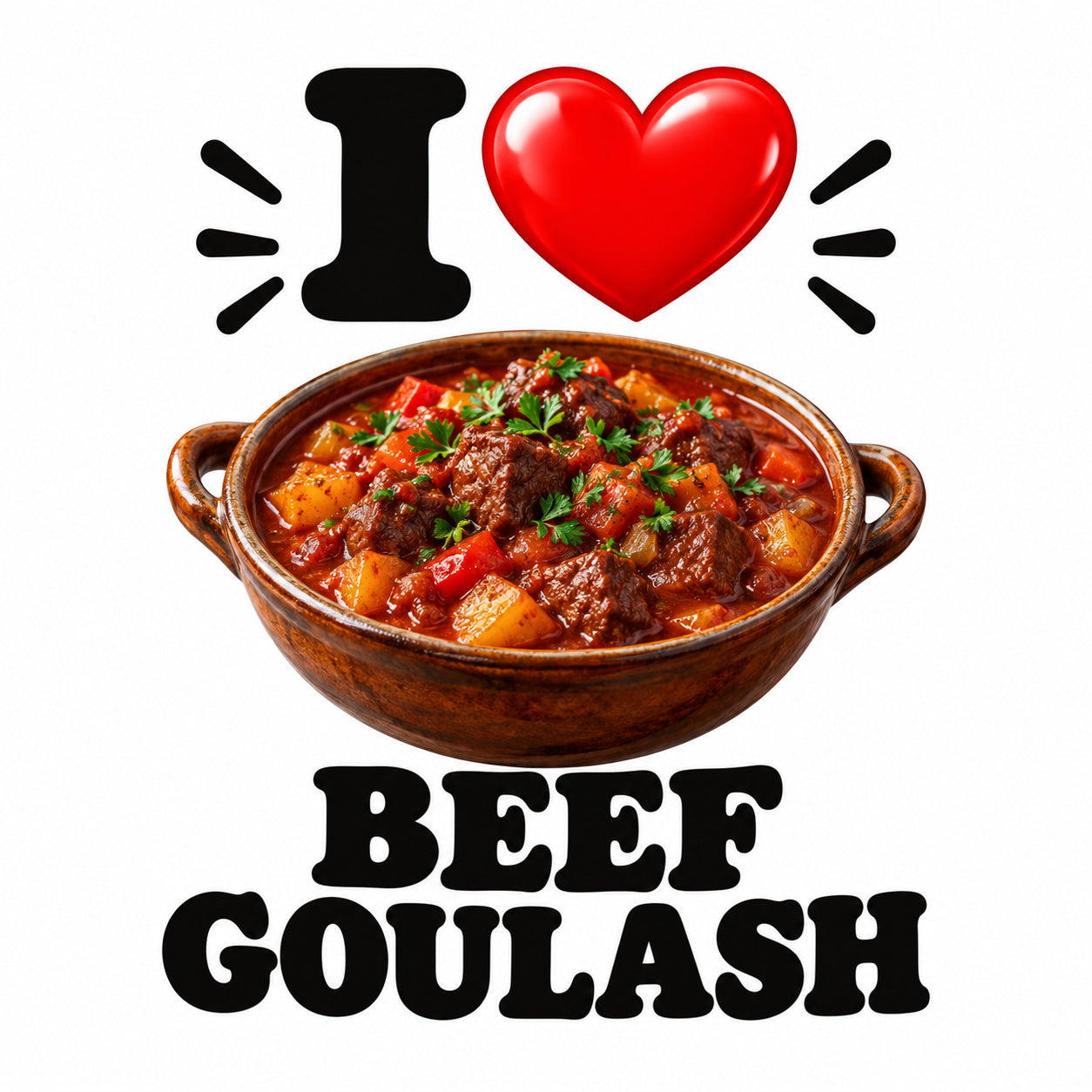 I Love Beef Goulash teddy bear - image 4