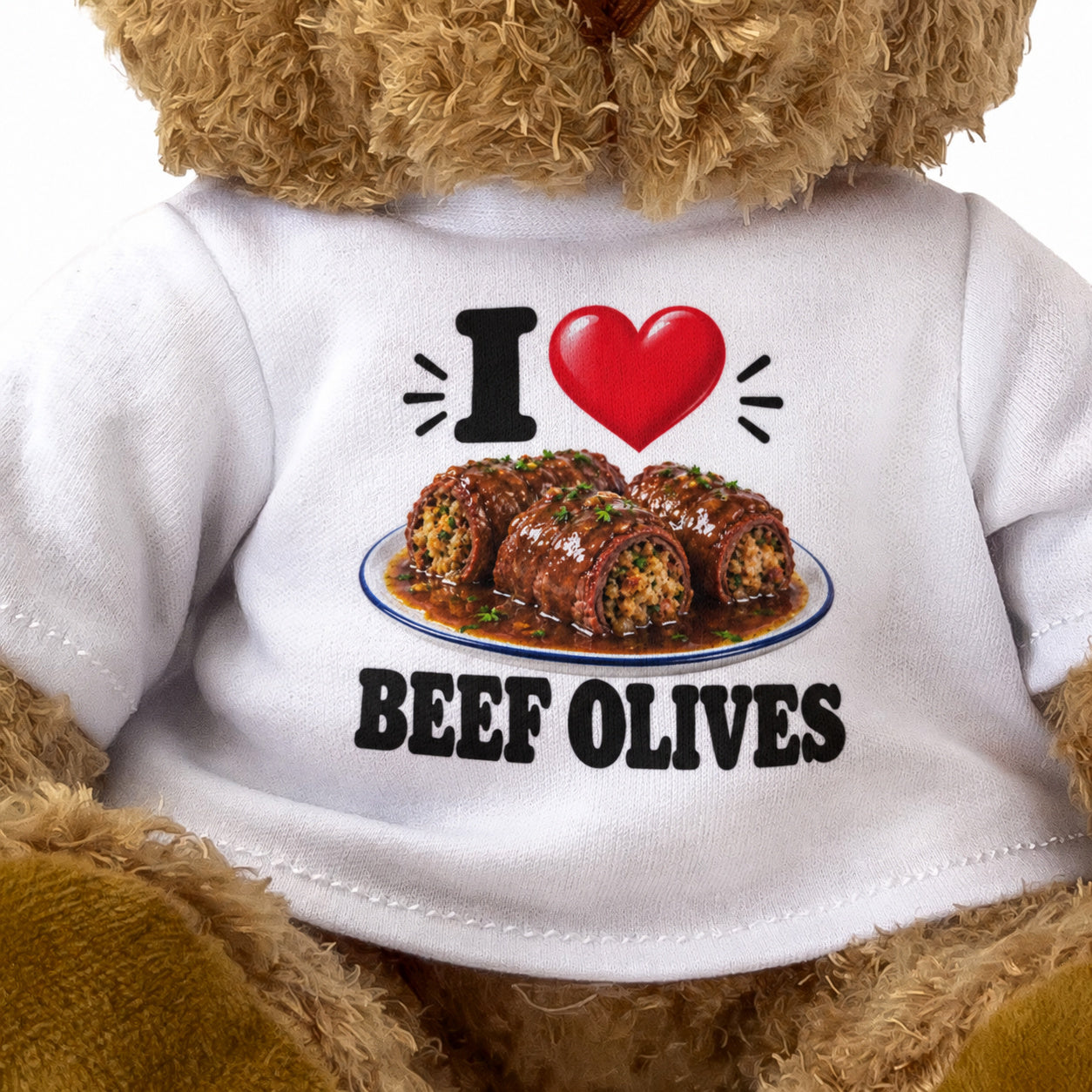 I Love Beef Olives teddy bear - image 3