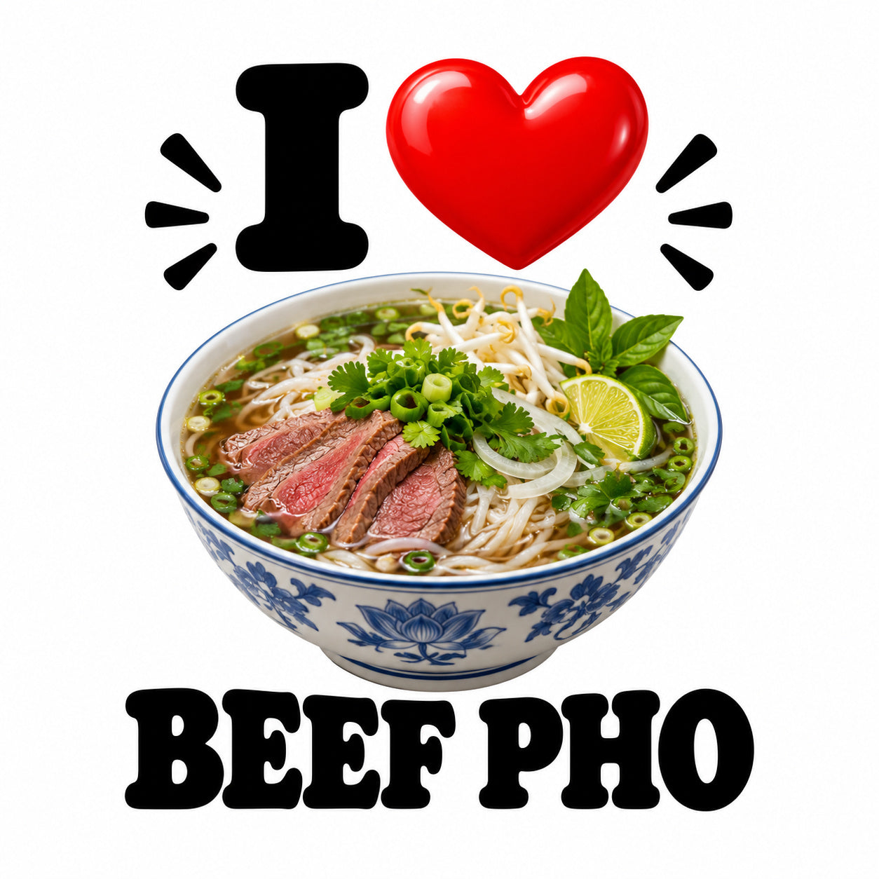 I Love Beef Pho teddy bear - image 4