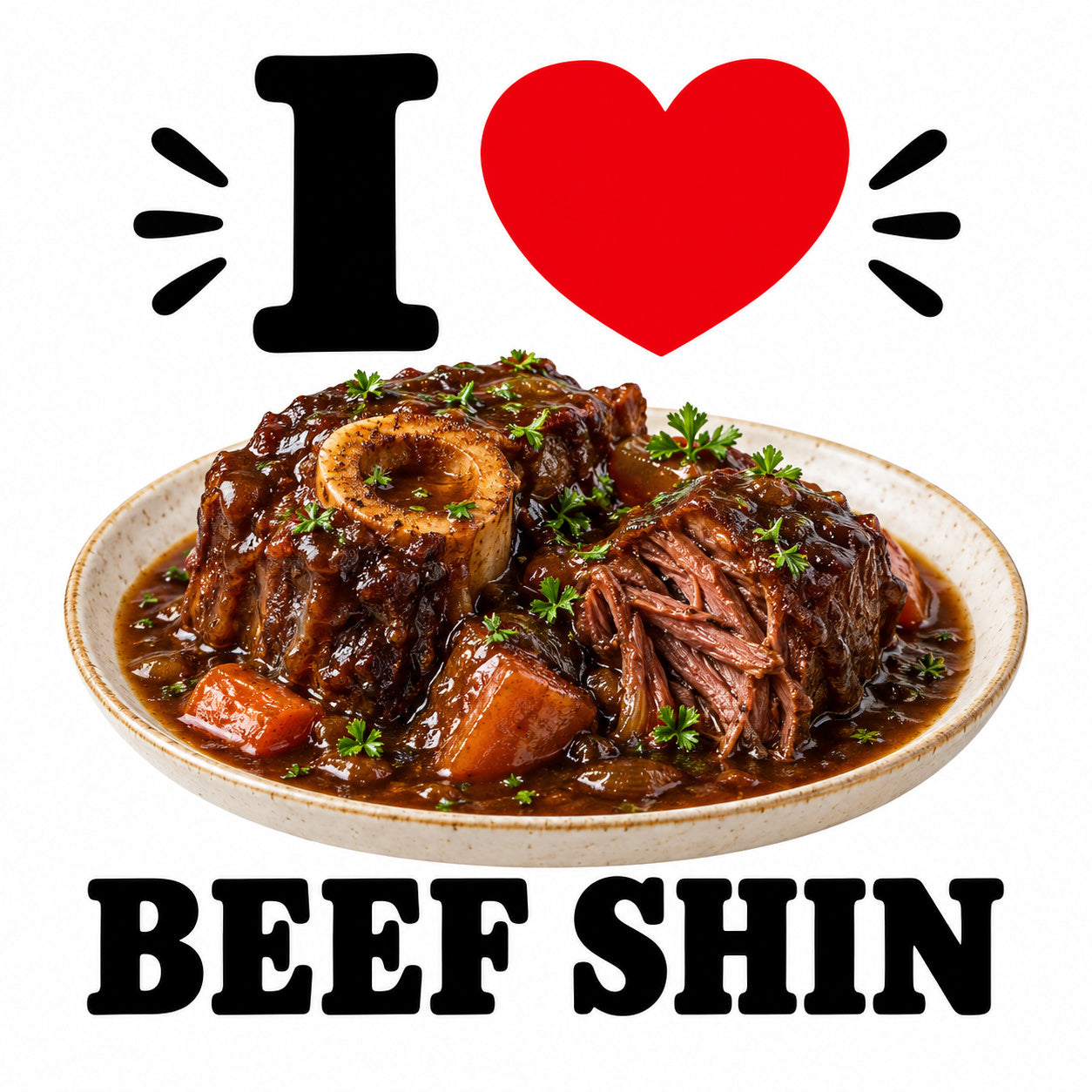 I Love Beef Shin teddy bear - image 4