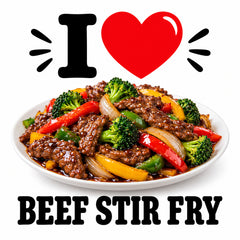 I Love Beef Stir Fry teddy bear - image 4