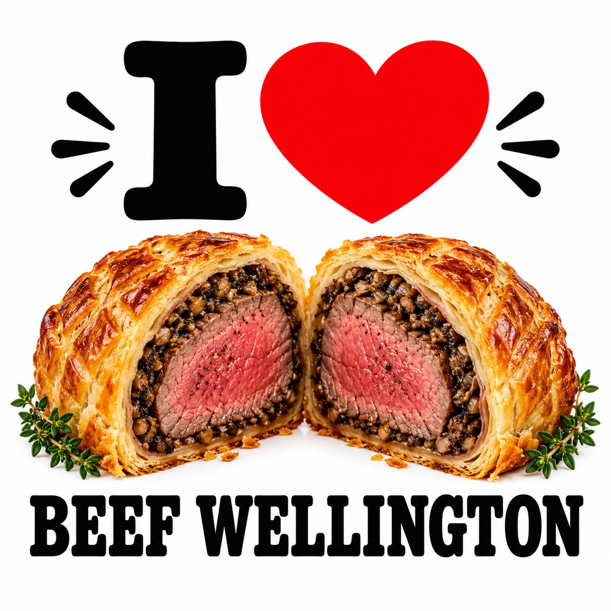 I Love Beef Wellington teddy bear - image 4